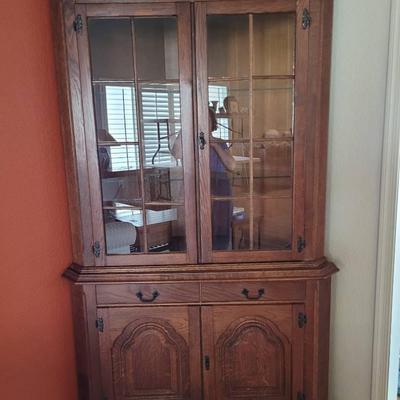 Vintage Corner Cabinet 