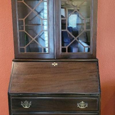 Vintage to Antique Johnson Furniture Secretary Desk
