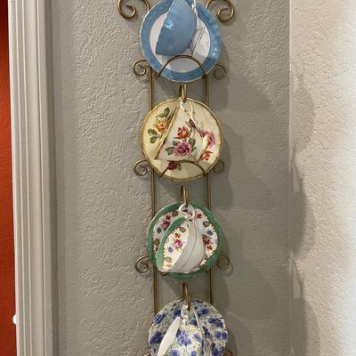 Teacups On Display 