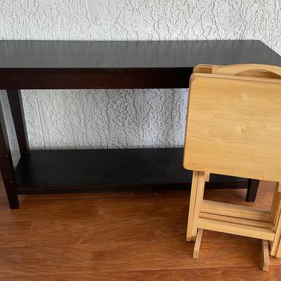 Wall Table And Tv Trays   