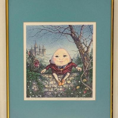 Humpty Dumpty Signed Holt, Numbered & Dated 