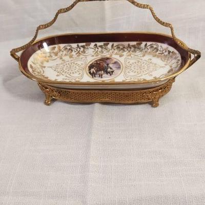 Antique Celery Dish