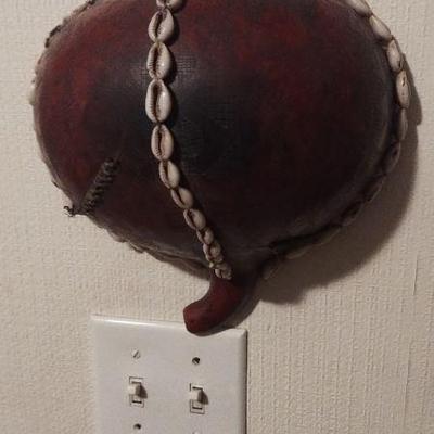 Vintage Hand carved Ethiopian Calabash gord. 