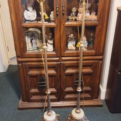 Pair of fully restored Antique Floor Lamps