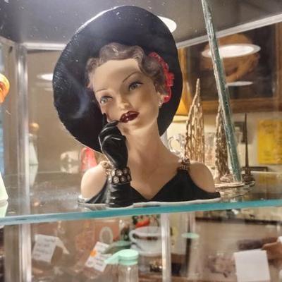 Cameo Head Vase