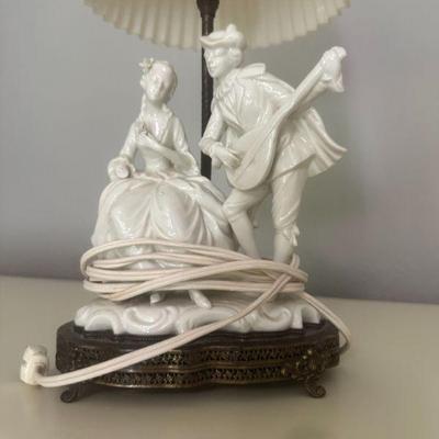 Closeup of small lamp