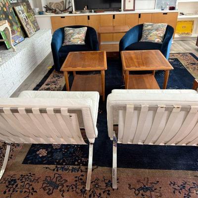 Two white chairs are sold, the rest is still available
