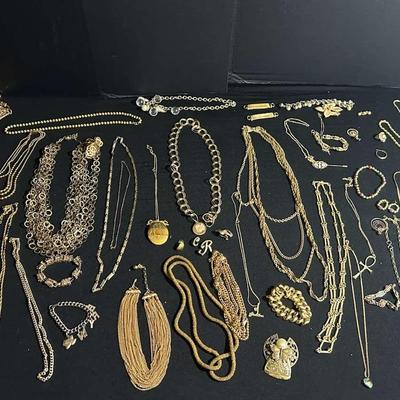 Gold Toned Costume Jewelry 