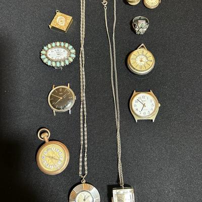 Watch Jewelry And More Including Pocket Watch