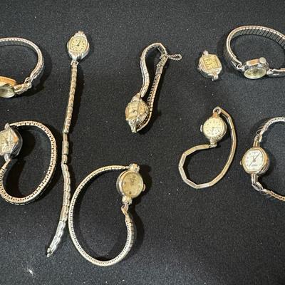 Silver Vintage Style Watches - Gruen, Waltham, Bulova and More 