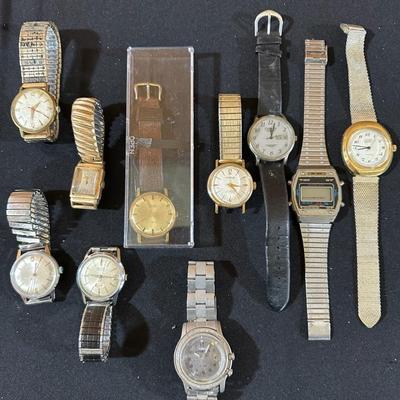 Vintage Watches Mostly Men’s - Vulcain, Gruen, Carravelle and More