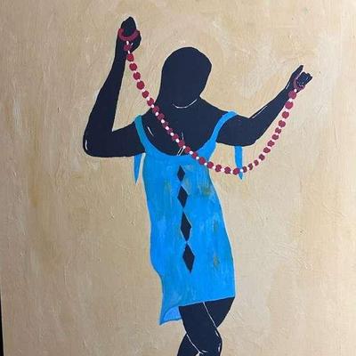 Black Betty By Molly Bee Painting On Canvas 