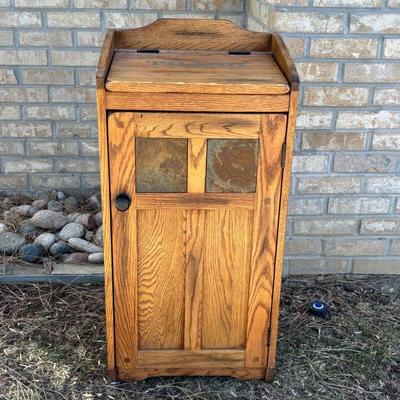 Lot #157 - Sunny Designs Sedona Rustic Trash Container
