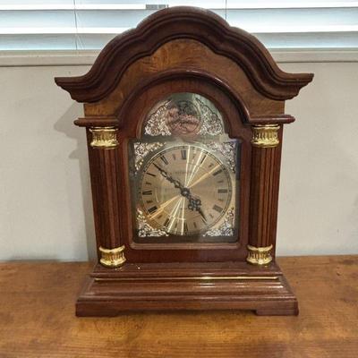 Lot #101 - Westminster Clock - Decorative Wooden Mantle Clock