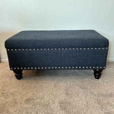 Lot #69 - Upholstered Storage Ottoman