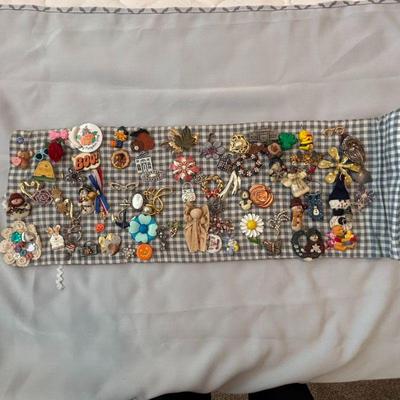 Lot #53 - Vintage Brooch Collection - Assorted Designs & Styles.
