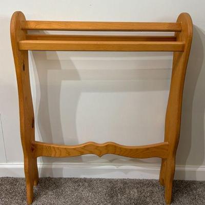 Lot #83 - Vintage Wooden Quilt Rack