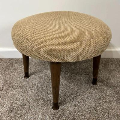 Lot #80 - Mid-Century Modern Upholstered Stool