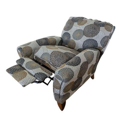 Lot #4 - Vintage Reclining Chair - Franklin Corporation, Modern Pattern.