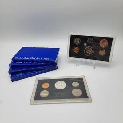 United States Proof Sets 1968-1983 (6)