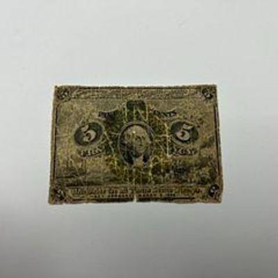 1863? $.05 bill