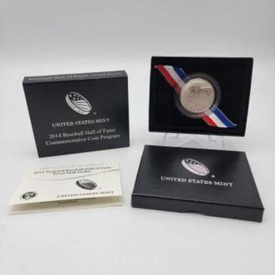 United States Mint 2014 Baseball Hall of Fame Commemorative