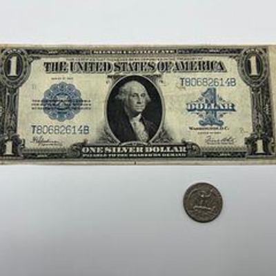 1923 T80682614B $1 silver certificate