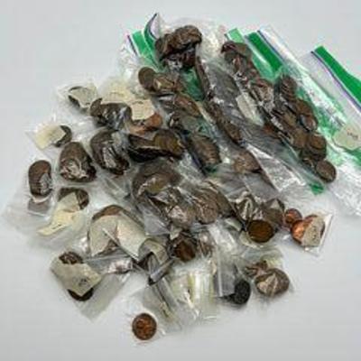 Hoard of Old Pennies - Around 4 lbs