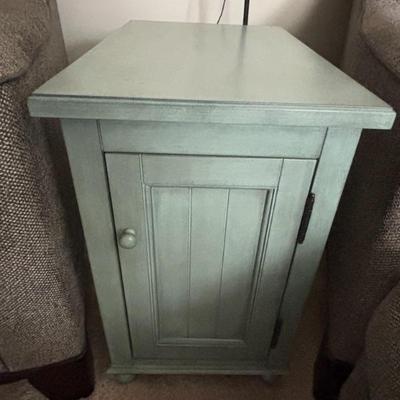 $75. Side table measures 14”W x 22”D x 22”H