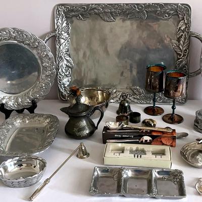 Variety Of Silver plated Serving Pieces 