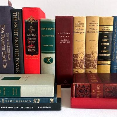 Collection Of Various Vintage Hardback Books