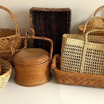 Variety Of Wicker Baskets