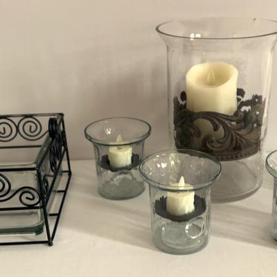Glass And Metal Decor