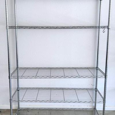 5 Tear Metal Wire Shelving Unit 