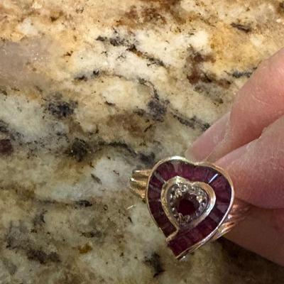 Le Vian 14 k gold garnet