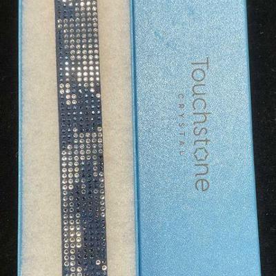505: Swarovski Touchstone Crystal Blue Bracelet
