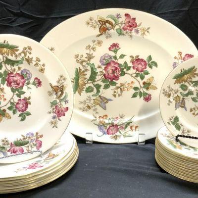 733: WEDGWOOD CHARNWOOD Partial China Set 19

