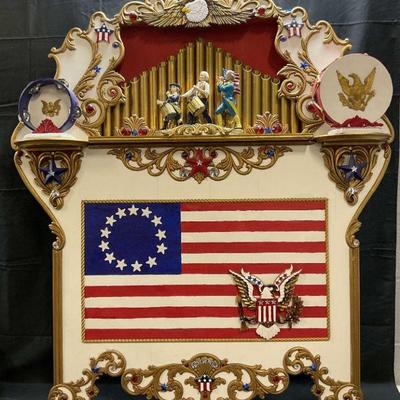 14: Ellie Haggerty 1776 Patriotic Flag Carousel Panel
