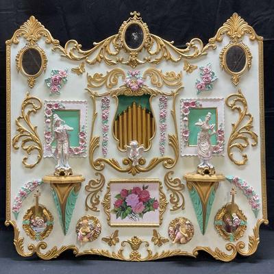 153: Ellie Haggerty Porcelain Figurine Carousel Panel
