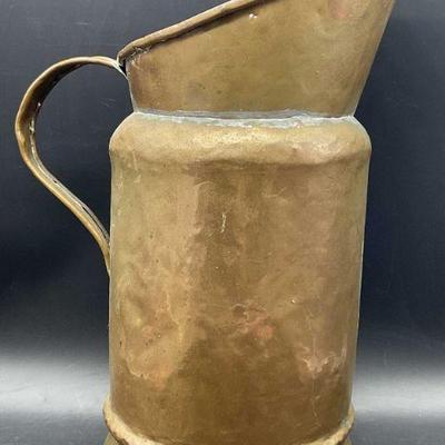 477: Antique Copper Pitcher / Jug
