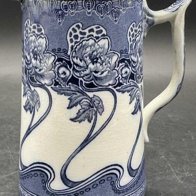 504: COLONIAL POTTERY STOKE ENGLAND Ceramic Pitcher
