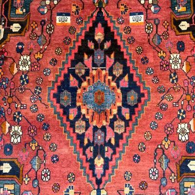 148: Vintage Handmade Persian Wool Area Rug
