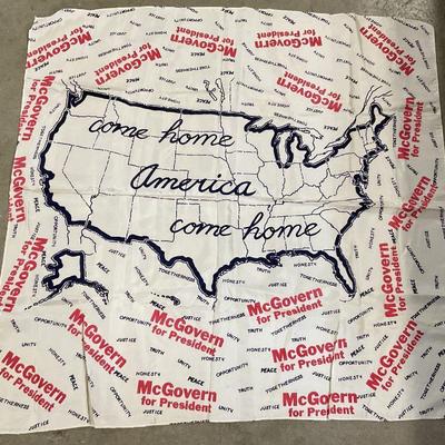763: MCGOVERN FOR PRESIDENT America Motif Scarf
