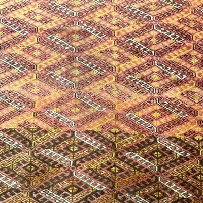 171: Vintage Handmade Moroccan Area Wool Rug
