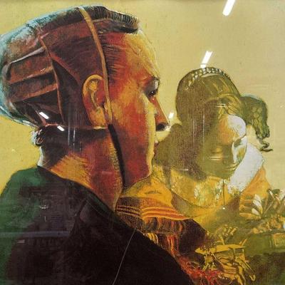 401: George Deem Vermeer Lithograph, Signed Proof
