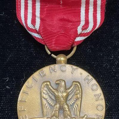 342: Vintage Good Conduct Award Ribbon Medal
