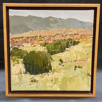 440: Sgn Douglass E Atwill Abstract Landscape Painting
