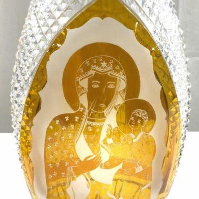 41: JULIA Crystal Glassworks Poland Crystal Vase
