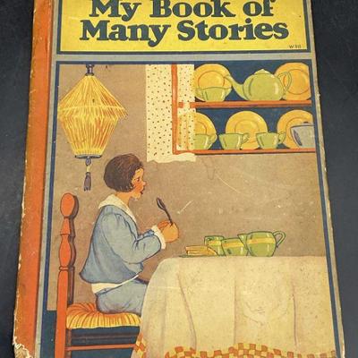748: 1928 MY BOOK OF MANY STORIES Ilstr Childrens Book
