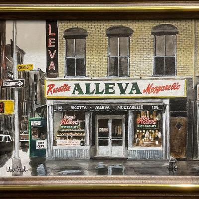490: Herbert Weintraub Alleva Dairy Little Italy Print
